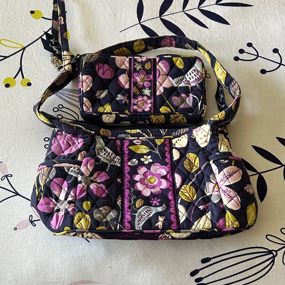 Vera Bradley Floral Quilted Women's Bag Set